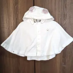 ファミリア ベビーポンチョ フード付き