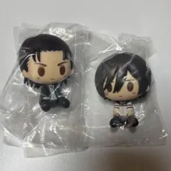 一番くじ 進撃の巨人 ちょこのっこ エレン ミカサ H賞 2個セット