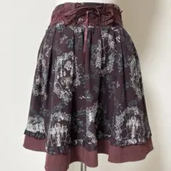 グランジ ひざ丈スカート