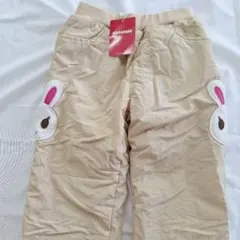 ⭐ミキハウス⭐新品 ウサギ刺繍 長ズボン