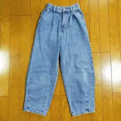 GU バレルレッグジーンズ 140