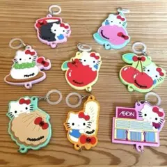 ハローキティ ラバーマスコット 8個セット