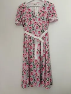 エムズグレイシー❤︎花柄ワンピース　42 ☆エムズグレイシー・42〜44☆花柄ワンピース ☆週末限定お値下げ
