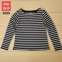 UNIQLO ユニクロ 長袖カットソー ボーダー柄 140cm
