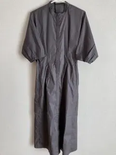 zampa半袖ロングワンピース M グレー