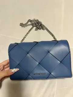 MICHAEL KORS 青 ショルダーバッグ
