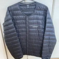 Mont-bell スペリオダウンラウンドネックジャケット 黒 S