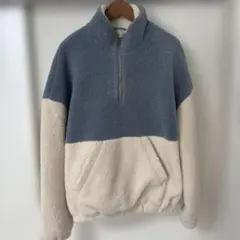 ZARA ハーフジップ ボアジャケット