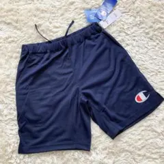 未使用 チャンピオン ハーフパンツ バレーボール ユニセックスS 紺 ネイビー