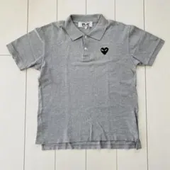 PLAY COMME des GARÇONS グレー ポロシャツ Lのサムネイル