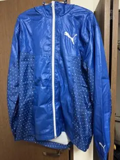 Puma 青 ドット柄 ウィンドブレーカー