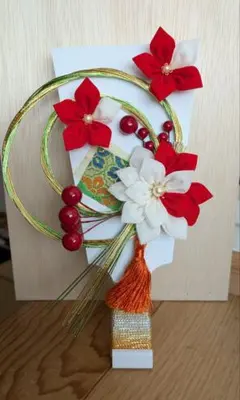羽子板　つまみ細工　お正月　お正月飾り