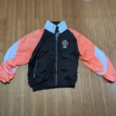 NIKE ナイロンジャケット ブラック オレンジ