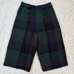【美品】ブルーレーベル・クレストブリッジ チェック柄 キュロットパンツ