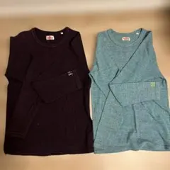 ハリウッドランチマーケット ストレッチフライス 長袖Tシャツ 2枚セットのサムネイル