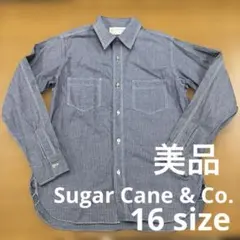 美品　Sugar Cane & Co. チェックシャツ 16サイズ　長袖シャツのサムネイル