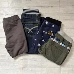 【まとめ売り】110サイズパンツ　4枚セット