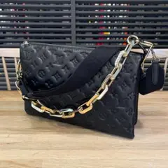 超美品 ルイヴィトン モノグラムエンボス クッサンMM 斜め掛けショルダーバッグのサムネイル