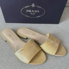 プラダ PRADA サンダル フラット ミュール 36.5 （23.5cm）のサムネイル