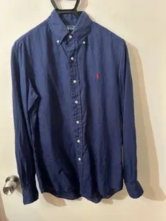 Ralph Lauren ラルフローレン リネンシャツ 長袖 Sのサムネイル
