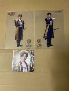 2.5茶屋　刀ミュ　長谷部　コースター　クリアカード