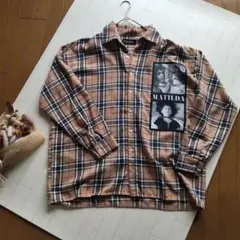 【DONGSINSA】ノバチェックシャツ 長袖 レオン ムービー MATILDA