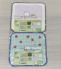 一番くじ お文具といっしょ ハンドタオル 2枚セット