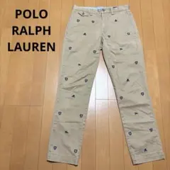POLO RALPH LAUREN ラルフローレン 総柄 ストレッチ チノパンツ