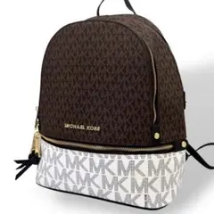 【良品】MICHAEL KORS マイケルコース リュック PVC バイカラー