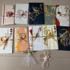 ご祝儀袋 10点セット 和風デザイン