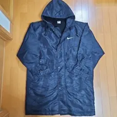 NIKE 90s～00s 白タグ ボア ベンチコート デカロゴ 大きいサイズ