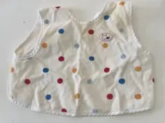 赤ちゃんの城　お食事エプロン　離乳食　エプロン 子供用お食事エプロン 水玉模様