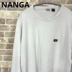 NANGA ナンガ ロゴ スウェット トレーナー XL 大きいサイズのサムネイル