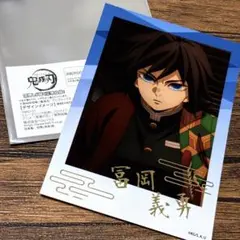 鬼滅の刃 箔押しブロマイド 無限城 冨岡義勇