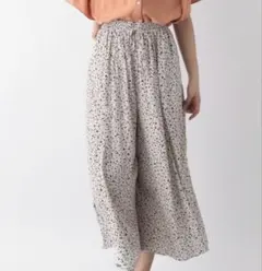 GLOBAL WORK サラサラリラックスワイドパンツ　M