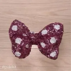 ミニーちゃん キラキラ リボン