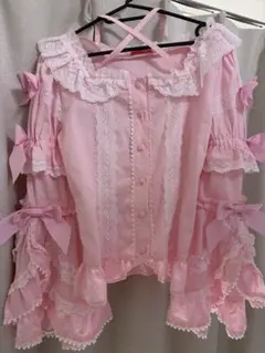 Y2K 旧タグ Angelic Pretty チョーカー付 カットソー ブラウス - メルカリ