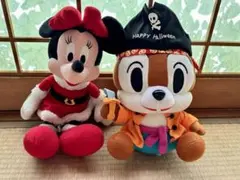 大サイズ 海賊チップとサンタミニーの大きなぬいぐるみのサムネイル