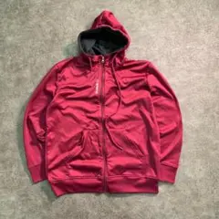 6TLA1【Reebok】ジップアップパーカー 裏フリース　L 古着のサムネイル
