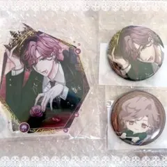 イケメンヴィラン リアム　アクリルスタンド　缶バッジ　ちゃれくじ