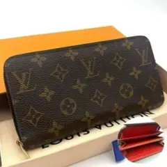 新型✨ルイヴィトン モノグラム ジッピーウォレット 長財布 レッド