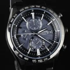 美品 CITIZEN アテッサ 限定モデル AT8287-62E ブラックチタン