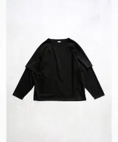 SEEALL 24SS シーオール　レイヤードカットソー　ロンT