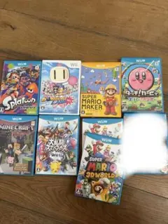 Wii U・Wii ゲームセット（スプラトゥーン、ボンバーマンなど）