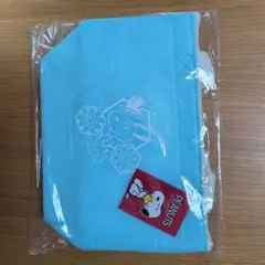 スヌーピー 保冷温バッグ ライトブルー