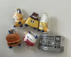 ぺたんこマスコット　キツネ　だいへんし！編　5種セット　コンプリート　ガチャ