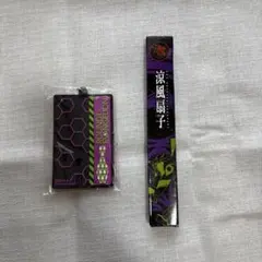 ROUND1 エヴァコラボカードケース、扇子