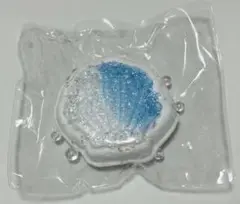スクイーズ　キラキラ　ホタテ貝　青　マーメイド