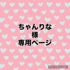 ちゃんりな様 専用ページ