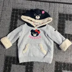 DOUBLE.B フリースパーカー 100cm